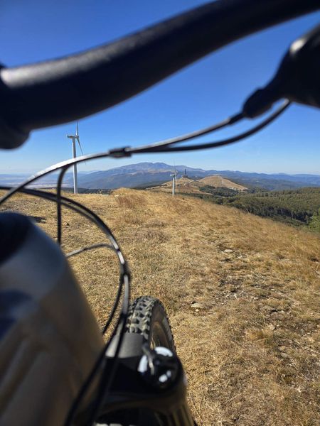 The Balkan range through the handlebars